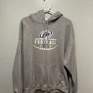 Gildan Gray Football Hoodie